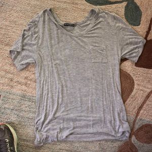 Brandy Melville Grey Slouch Tee